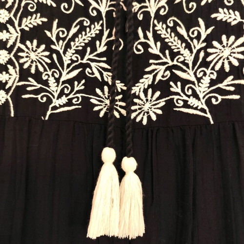 Zara one-piece shorts dress S new with embroidery