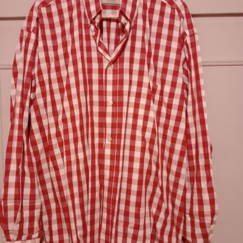 Ciao men's shirt XL like new, white and red