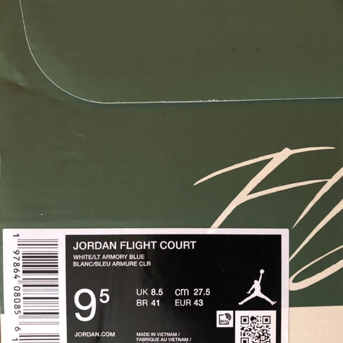 Jordan Flight Court men's sneakers new, size 43, model IB8858-141