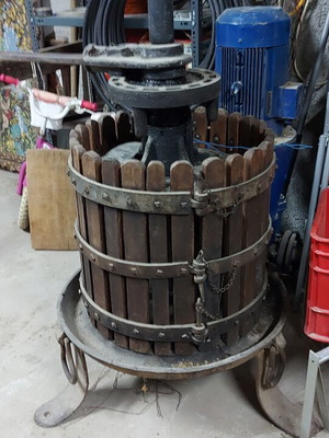Antique fully functional wine press