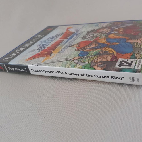 Dragon Quest The Odyssey of the Cursed King PS2 case and manual used