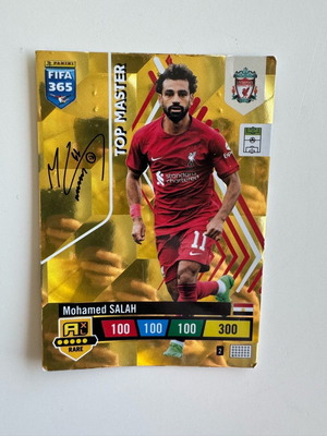 Κάρτα Mohamed Salah Panini FIFA 365 2022-2023 Adrenalyn XL μεταχειρισμένη σε πολύ καλή κατάσταση