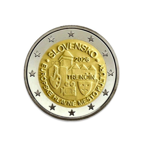 Slovakia 2 Euro 2026 UNC from roll
