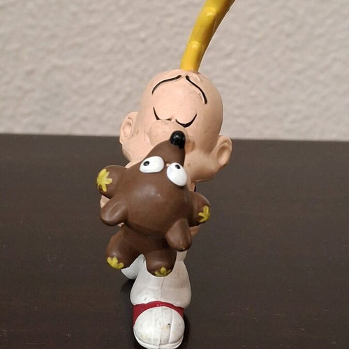 Titeuf PVC figure with teddy used, Plastoy