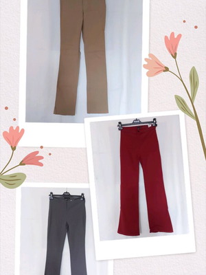 Три чифта дамски винтидж панталони Zara XS S като ново