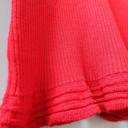 Women's red long-sleeve blouse used, small