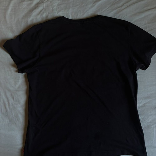 Lonsdale London Black Graphic T-Shirt Regular Fit Size L XL vintage top like new