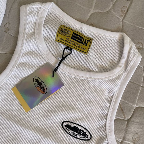 Guerillaz Ribbed Tank Top white brand new with tags