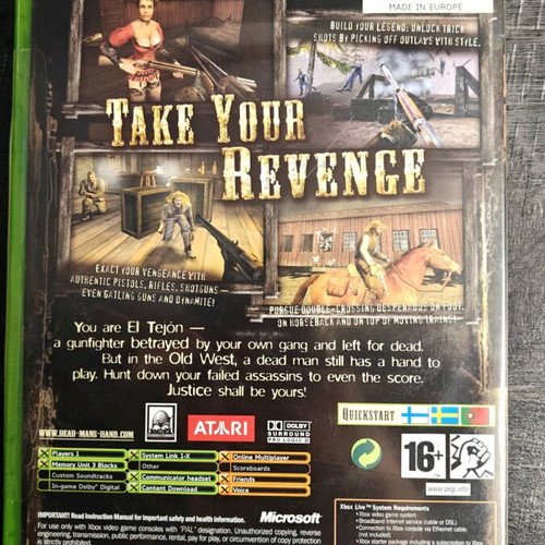 Dead Man's Hand Xbox Original used