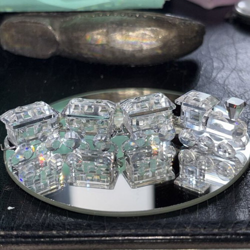 Swarovski vintage train with three carriages, new, with box