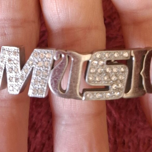 Miss Sixty bracelet like new, stainless steel with zirconia