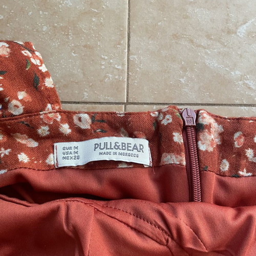 Acne Studios short mini summer dress, red floral, size M