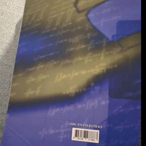 Mathematics used academic book with light underlining