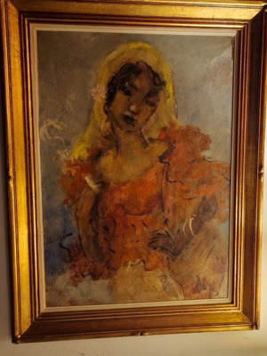 Doris painting used, size 50x70, by Michalis Papageorgiou