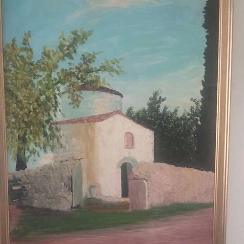 Relief painting with acrylics 66x85 cm like new