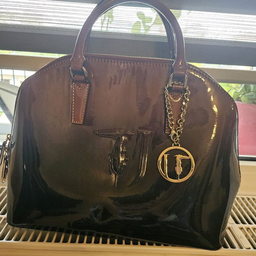 Trussardi handbag new, brown gradient color