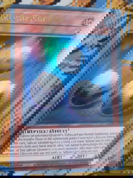 Reptia Egg (Ultra Rare, Yugioh)