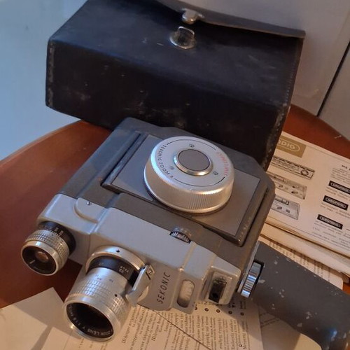 Sekonic vintage video camera used with case and manual