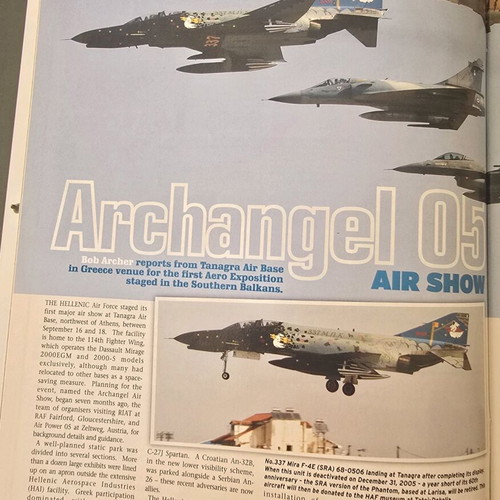 Air Forces Monthly November 2005 magazine like new aviation