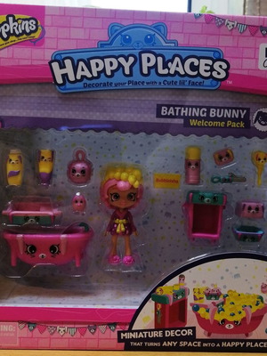 Happy Places Shopkins Bathing Bunny Home Collection καινούργιο παιδικό παιχνίδι