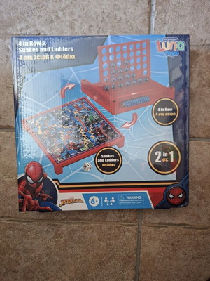 4 in a Row and Snakes and Ladders board game Spiderman