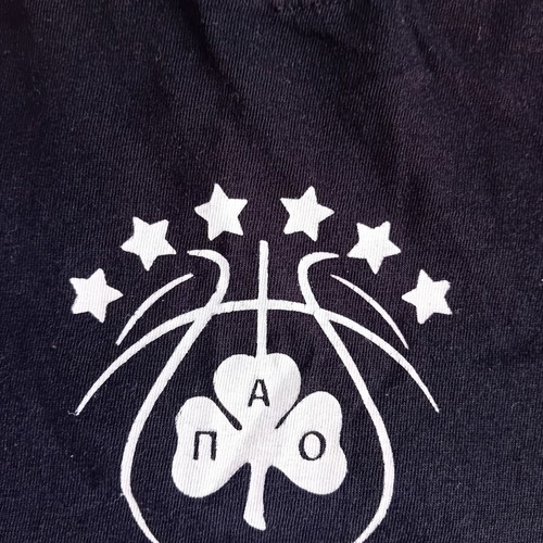 Panathinaikos basketball t-shirt Diamantidis used, size XXL, collectible jersey