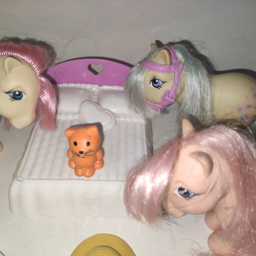 My Little Pony El Greco Snow White, Elsie, Rosalin & accessories used set
