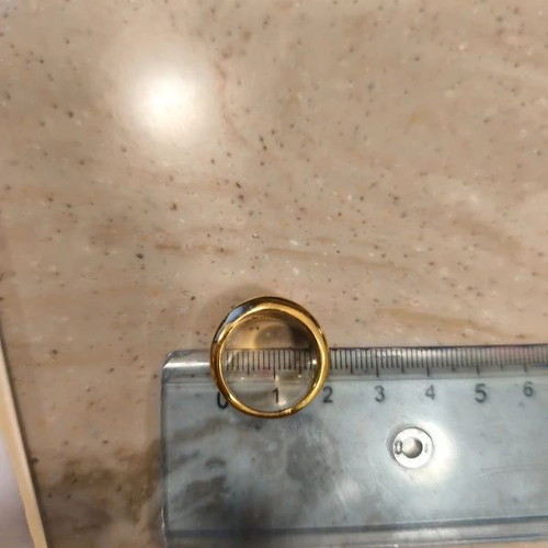 Ethnasia ring new, gold color