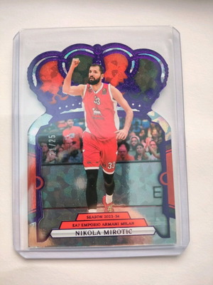 Panini Crown Royale Euroleague 2023-24 Nikola Mirotic Purple Crystal καινούργιο
