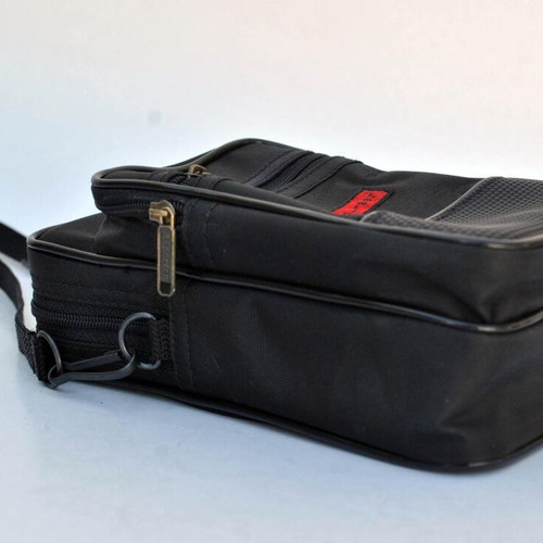 Vintage Reporter Camera Bag black mini shoulder bag from Italy