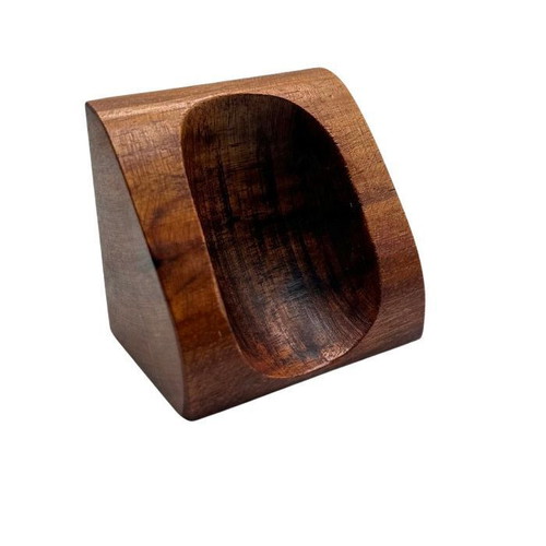 Handmade wooden pipe stand single new