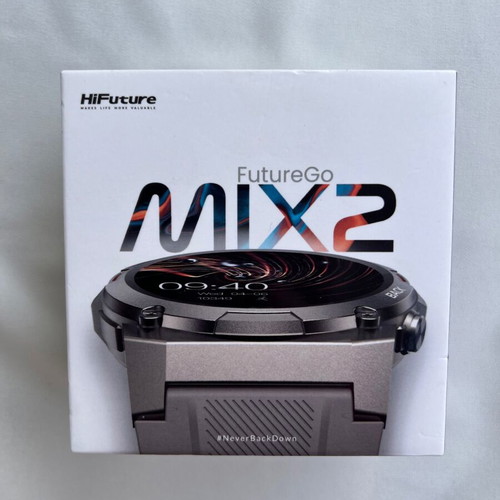 HiFuture FutureGo Mix 2 smartwatch like new, stainless steel with heart rate monitor