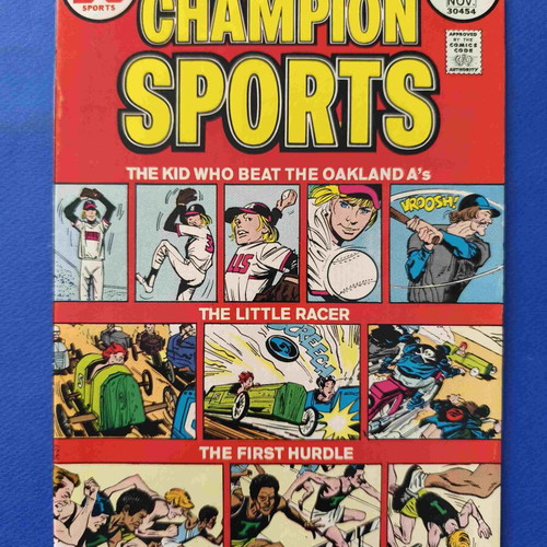 Champion Sports 1 comic book used, English