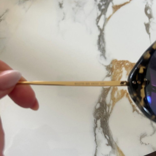 Bottega Veneta sunglasses model 2026 like new, brown and gold