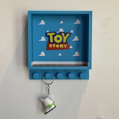 Toy Story 3D Printed Wall Key Holder made to order