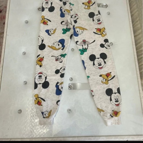 Mickey Mouse Clubhouse Kids' Pajama Set like new, gray multicolor