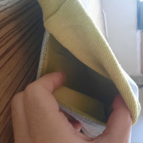 Sweatpants medium used, gray and yellow
