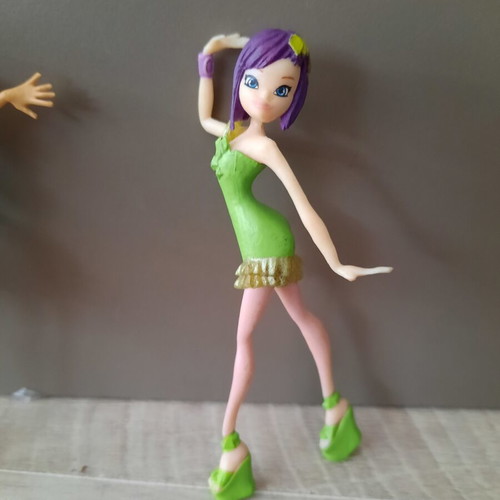 Winx Club collectible figures lot: Aisha, Tecna, Musa