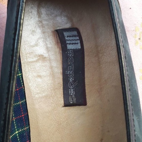 Petridis moccasins used, size 45, blue, made in Italy