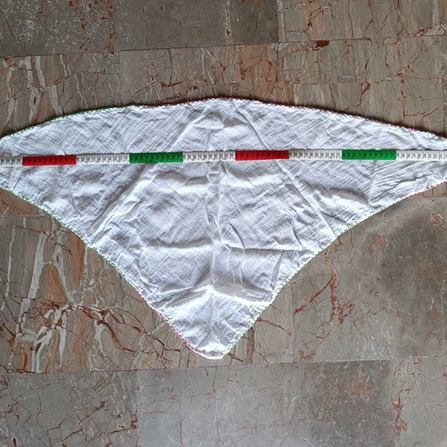 Traditional white scarf like new