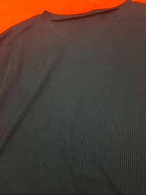 Shein short-sleeve blouse black, like new, size S