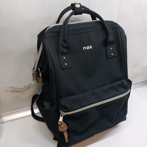 Nak backpack like new, black, comfortable and spacious