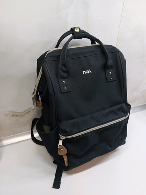Nak backpack like new, black, comfortable and spacious