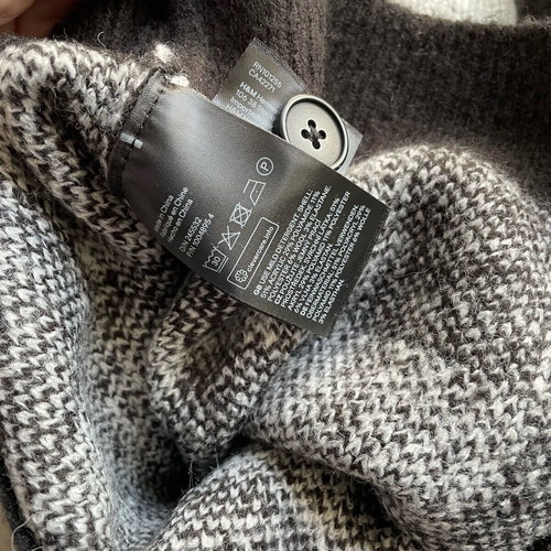 Divited H&M women's cardigan new, black and white, size M