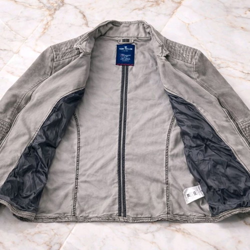 Tom Tailor Ladies Jacket gray like new, size L