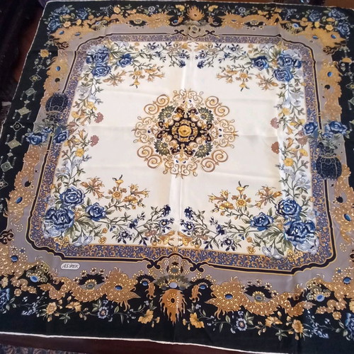 Vintage Turkish scarf with golden details like new