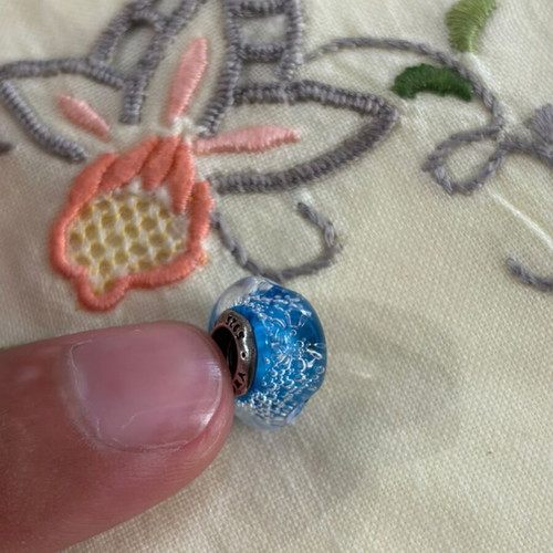 Pandora Murano sea blue charm