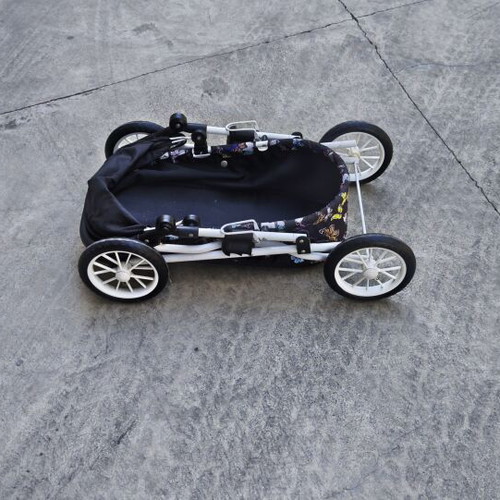 Doll stroller folding, used