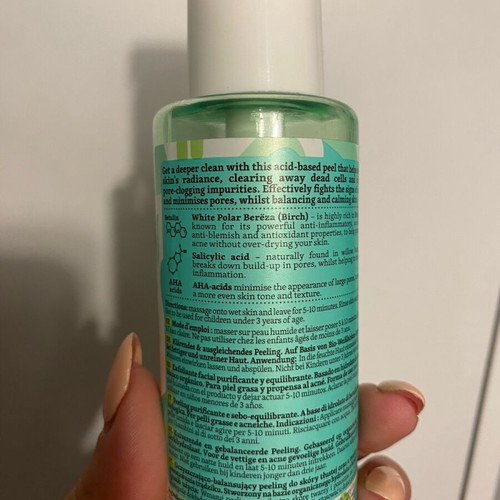 Bereza Siberica peeling gel used 145ml for deep cleansing