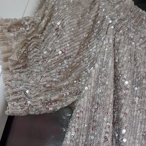 Acne Studios sequin blouse beige size M like new